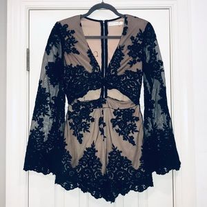 Black Lace Romper 🥀